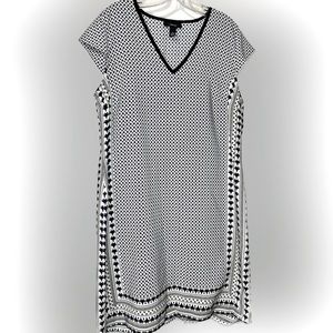 ALFANI SUMMER DRESS LIKE NEW CONDITION SZ 10 cap sleeve